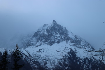 Fototapeta na wymiar Winterzeiten am Berg