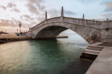 Fototapeta na wymiar Venice, Italy. old bridge