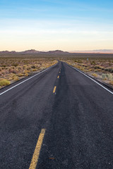 County road in Arizona, USA