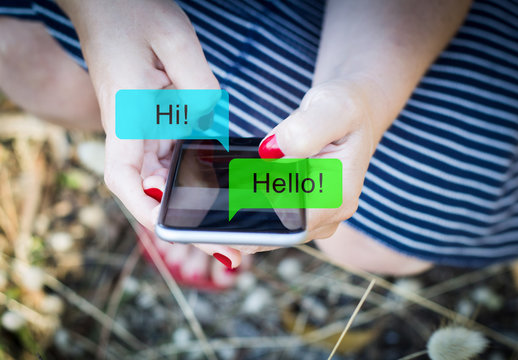 Text Chat Mockup 1