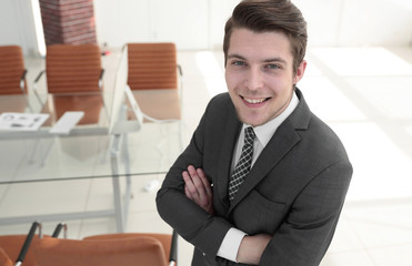 Fototapeta premium closeup.a successful young man