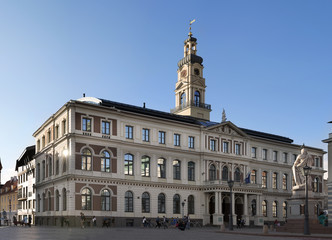 Fototapeta na wymiar Town Hall of Riga, Latvia