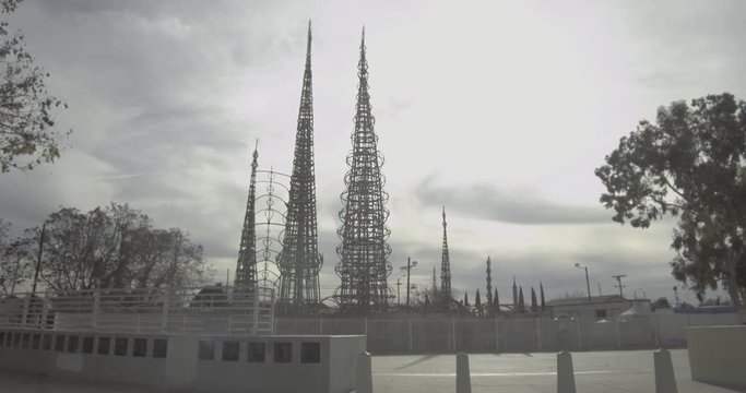 Watts Towers - Tracking Towards The Towers Wide