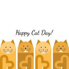 Happy cat day gift card