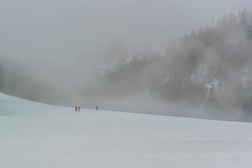 Cross Country Skiing in the Austrian Alps