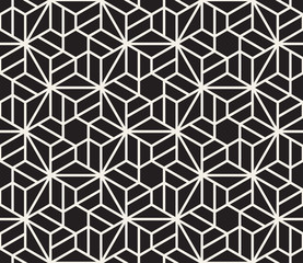 Vector seamless pattern. Modern stylish abstract texture. Repeating geometric shapes from striped elements
