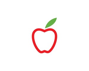 Apple vector illustration template