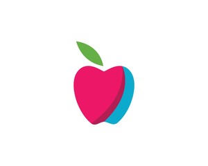 Apple vector illustration template
