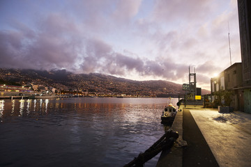 Madeira island - view of the sea from Funchal