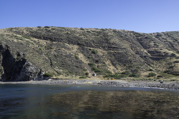 Fototapeta na wymiar Swimming, Santa Cruz Island