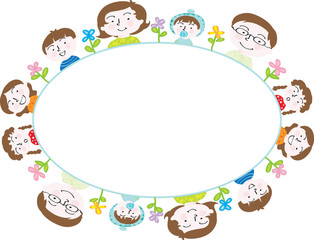 happy family background