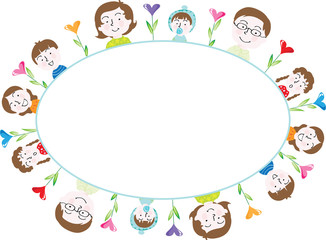 happy family background