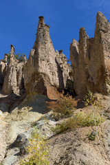 Amazing Autumn Landscape of Rock Formation Devil's town in Radan Mountain, Serbia