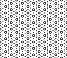 Abstract geometric Seamless pattern . Repeating geometric Black and white texture. geometric decoration