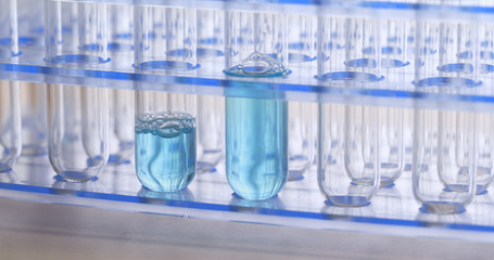 Laboratory test tubes