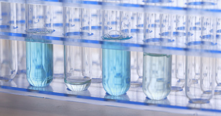 Dropping the liquid into test tube