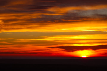 A Cloudy Sunset