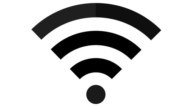 wifi symbol logo black loop