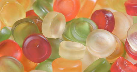 Colorful gummy candy