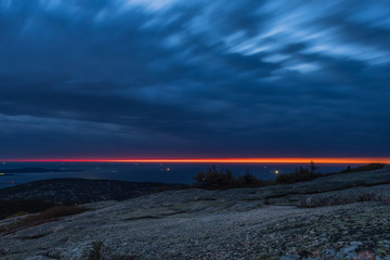 First Light on Cadilac Mountain