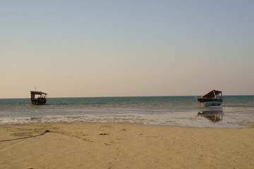 Dhow on Qatar Beach