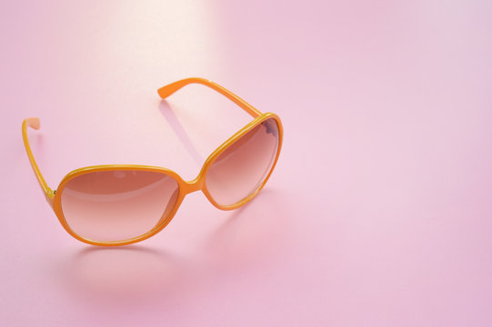 Modern fashionable sunglasses  for background