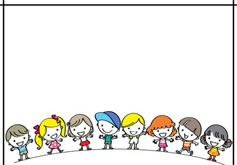Fototapeta premium kids background