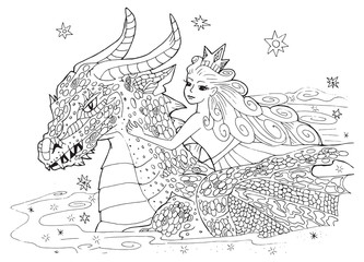 the dragon and the Princess