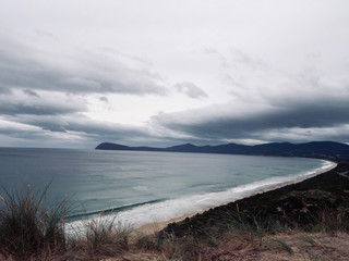 Bruny Island the neck could sky and sea