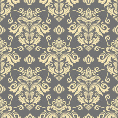 Fototapeta premium Classic seamless golden pattern. Traditional orient ornament. Classic vintage background