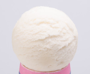 ice cream topped with toppings