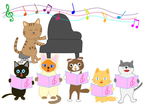 猫のコンサート
