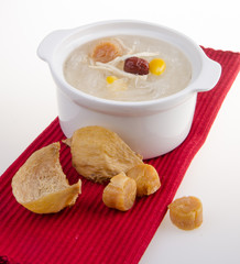 Bird's nest. Boiled bird's nest