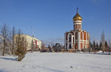 Temple of Dmitry Donskoy, Nizhny Tagil. Russia