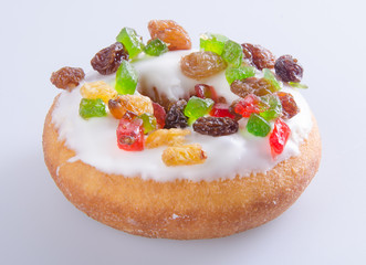 Donut, Colorful Donuts on background