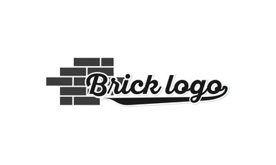 Brick Logo designs vector, Brick Build simple modern logo template