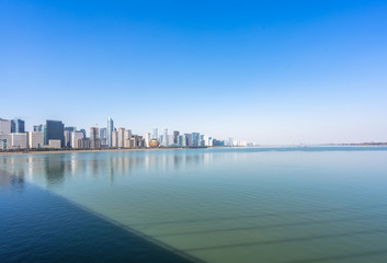 Fototapeta premium cityscape in hangzhou china