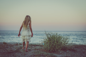 in the beach