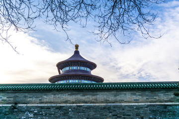 Temple of Heaven scenary in beijing ,China