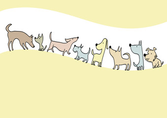 dog design background