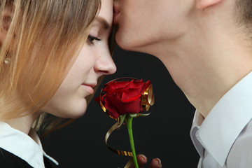 Young couple in love