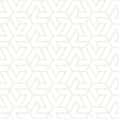 Vector seamless subtle stripes pattern. Modern stylish texture with monochrome trellis. Repeating geometric hexagonal grid. Simple lattice design.