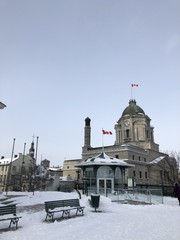 Neve nel cuore di Québec, Canada