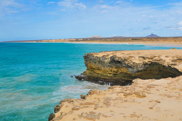 Volcanic rocks in Cape Verde, Africa