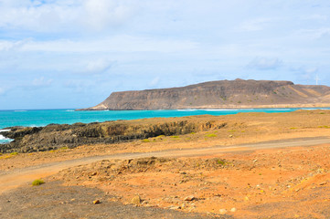 Volcanic rocks in Cape Verde