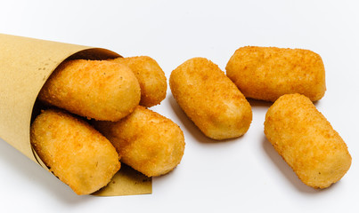 Crocchette di patate nel cono