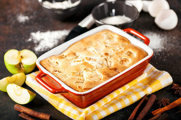 Ingredients for apple pie