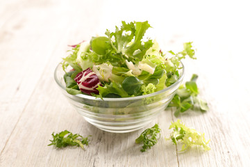 bowl of green lettuce