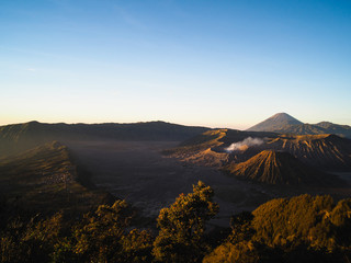 volcano landscape sky forest nature indonesia mountain