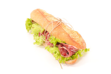 sandwich isolated on white background